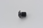 Mirror hole plug bolt CNC black anodized f. M10 x P1.25 left hand side Mirror hole plug bolt CNC black anodized f. M10 x P1.25 left hand side