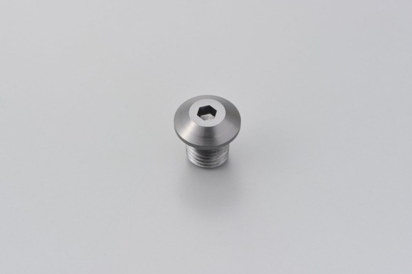 Mirror hole plug bolt CNC titanium anodized f. M10 x P1.25 left hand side