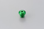 Abdeckschraube Alu CNC grün eloxiert f. Spiegelgewinde M10 x P1.25 Linksgewinde Abdeckschraube Alu CNC grün eloxiert f. Spiegelgewinde M10 x P1.25 Linksgewinde