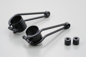 Headlight bracket retro type black 39mm