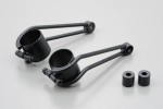 Headlight bracket retro type black 39mm