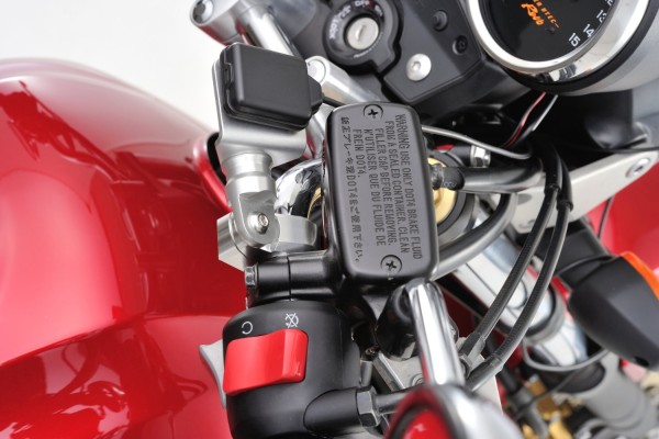 Aluminum handle clamp bracket 22.2mm silver...