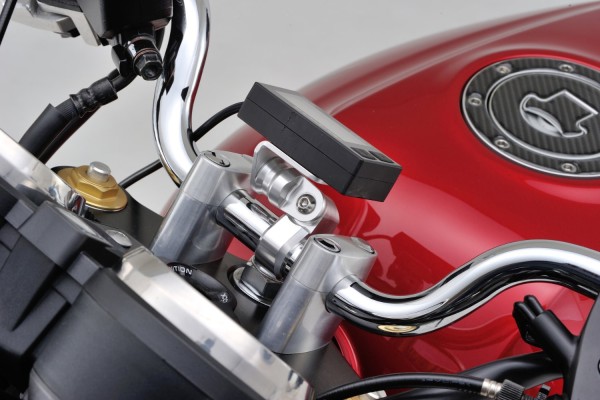 Aluminum handle clamp bracket 22.2mm silver...