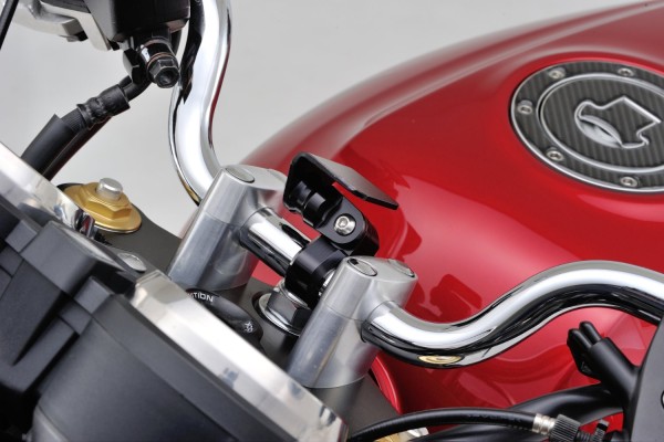 Aluminum handle clamp bracket 22.2mm black...