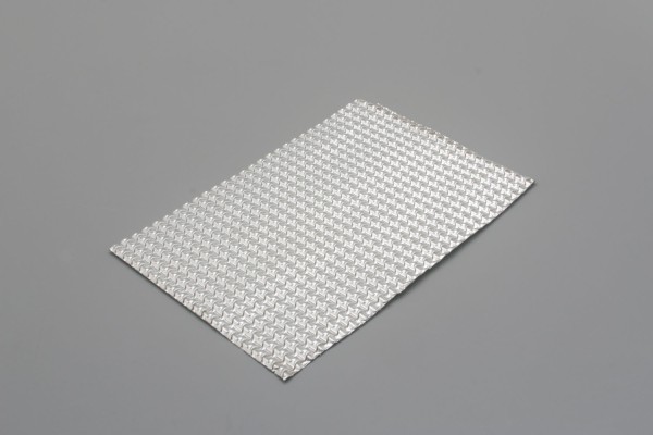 Aluminum heat shield plate 210 x 300 mm