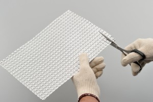 Aluminum heat shield plate 210 x 300 mm 2