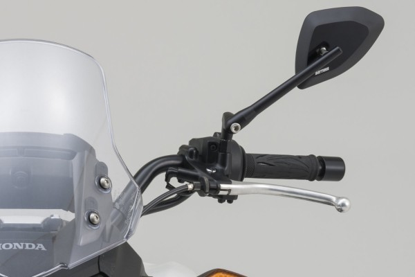 "D-MIRROR" Aluminium Seitenspiegel schwarz...