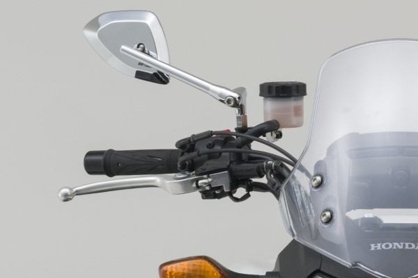 "D-MIRROR" Aluminium Seitenspiegel chrom rechts...