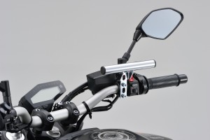 Mount bar 155mm ø22.2mm chrome master cylinder clamp type 2