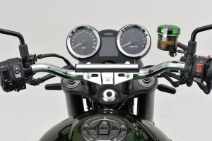 Universal Haltestrebe 155mm ø22.2mm chrom f. Lenker Klemme 2