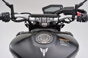 Universal Haltestrebe 155mm ø22.2mm schwarz f. Lenker Klemme 2