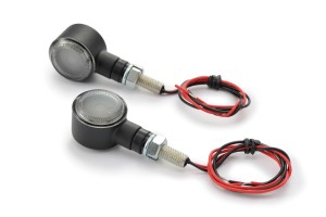 "D-LIGHT SOL" LED indicator pair black smoke lens