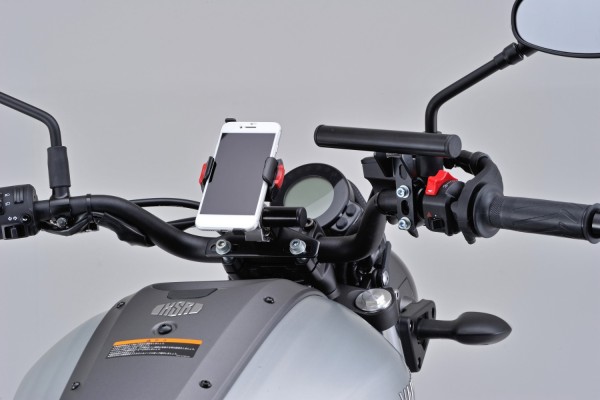 Mount bar 100mm ø22.2mm black handle clamp...