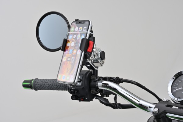 Mount bar 100mm ø22.2mm chrome mirror clamp...