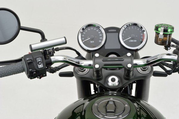 Mount bar 100mm ø22.2mm chrome mirror clamp...