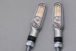 "D-LIGHT" LED Blinker Paar silber clear "D-LIGHT" LED Blinker Paar silber clear
