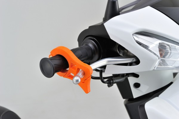 Front lever lock grip clamp type orange