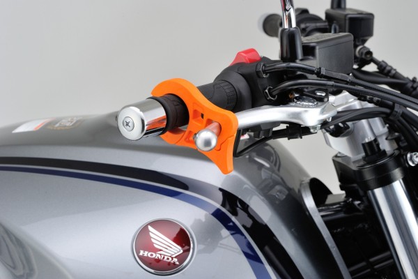 Front lever lock grip clamp type orange