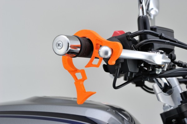 Front lever lock grip clamp type orange