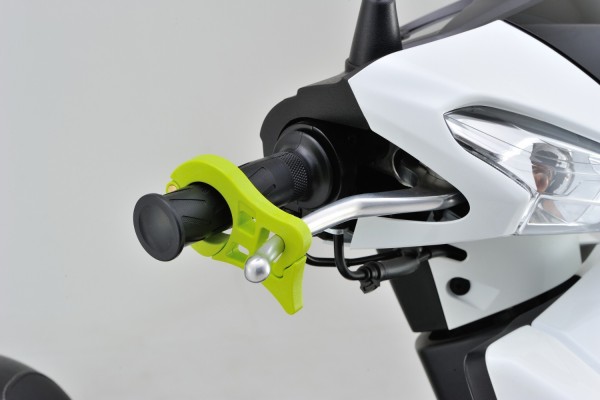 Front lever lock grip clamp type green