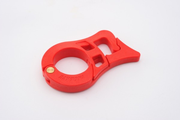 Front lever lock grip clamp type red