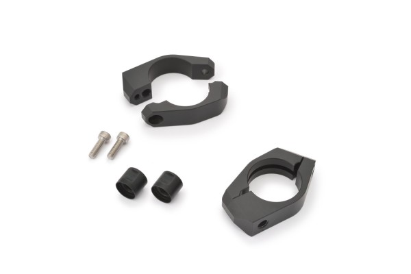 Fork clamp set (2P) DIA.35 for indicator mount aluminium black