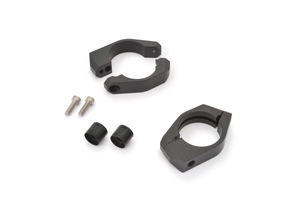 Fork clamp set (2P) DIA.39 for indicator mount aluminium black