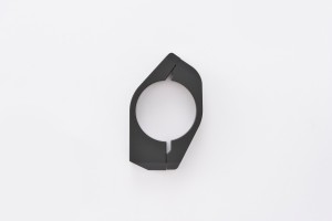 Fork clamp set (2P) DIA.39 for indicator mount aluminium black 2