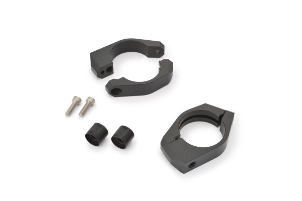 Fork clamp set (2P) DIA.41 for indicator mount aluminium black