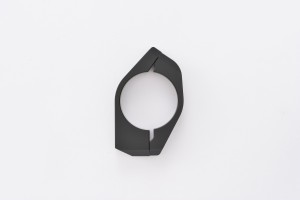 Fork clamp set (2P) DIA.41 for indicator mount aluminium black 2