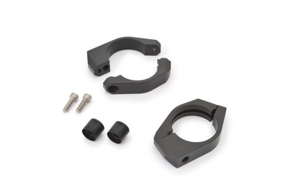 Fork clamp set (2P) DIA.43 for indicator mount aluminium black