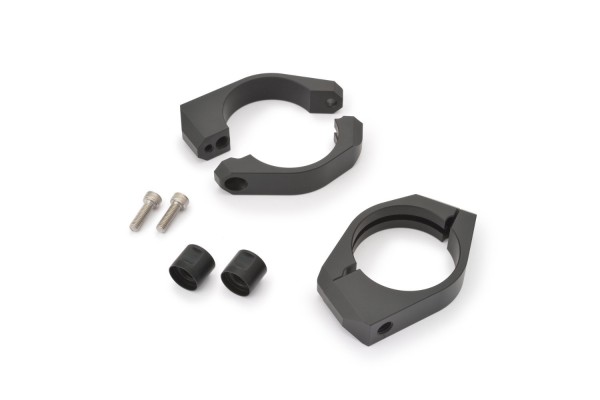 Fork clamp set (2P) DIA.48 for indicator mount aluminium black