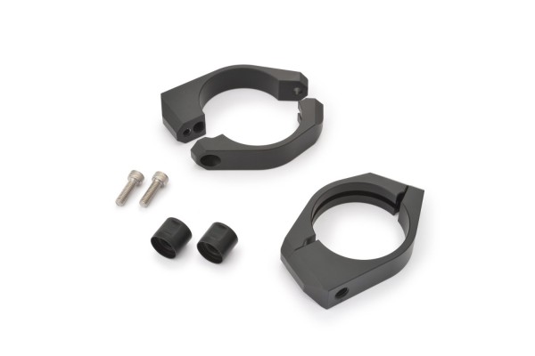 Fork clamp set (2P) DIA.49 for indicator mount aluminium black