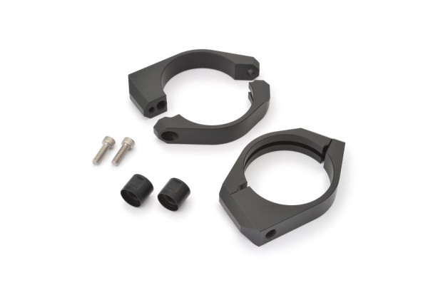 Fork clamp set (2P) DIA.57 for indicator mount aluminium black