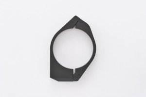 Gabel Klemmen Set 59mm Aluminium schwarz zur Blinker Montage 2