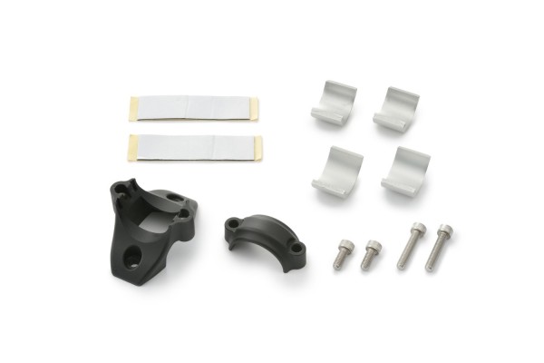 Bracket & screw set, ABS handle clamp for DEVA01
