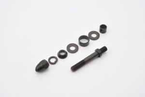 Spiegel Adapter f. Harley Davidson M8 x P1.25 schwarz 2