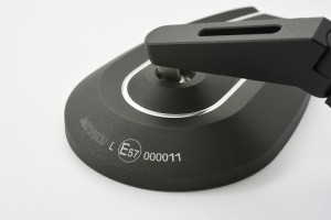 "D-MIRROR-6" Aluminum bar end mirror black type-u short 2