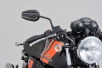 "D-MIRROR-6" Aluminum mirror black right "D-MIRROR-6" Aluminum mirror black right