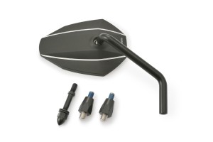 "D-MIRROR-7" Aluminum mirror black right type-K