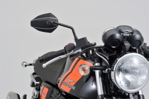 "D-MIRROR-7" Aluminum mirror black right type-K 2