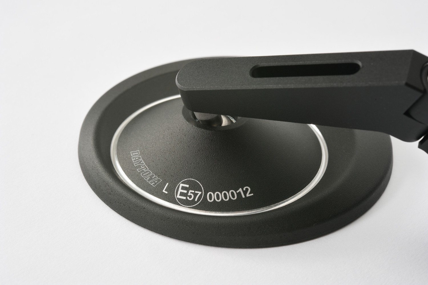 Lenkerendenspiegel, SPIEGEL, schwarz eloxiertes Aluminium, rund,  e-geprüft-SP-IEL