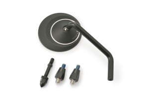 "D-MIRROR-8" Aluminum mirror black right type-R