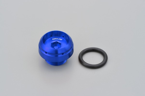 "BULLET" Oil filler cap M20 x P1.5 blue