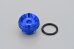 "BULLET" Oil filler cap M24 x P3.0 blue