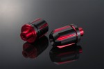 "SCRATCH" Lenkergewichte Paar 2-farbig eloxiert 7/8" + 1" / Ø 14-19 mm rot schwarz "SCRATCH" Lenkergewichte Paar 2-farbig eloxiert 7/8" + 1" / Ø 14-19 mm rot schwarz