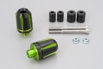 "SCRATCH" Lenkergewichte Paar 2-farbig eloxiert 7/8" + 1" / Ø 14-19 mm grün schwarz "SCRATCH" Lenkergewichte Paar 2-farbig eloxiert 7/8" + 1" / Ø 14-19 mm grün schwarz