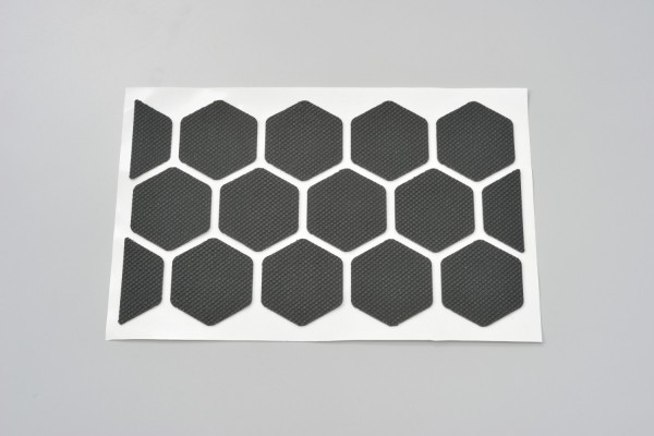 Anti-slip sticker "HONEYCOMB" for motorcycle seat