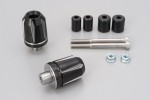 "SCRATCH" Lenkergewichte Paar 2-farbig eloxiert 7/8" + 1" / Ø 14-19 mm silber schwarz "SCRATCH" Lenkergewichte Paar 2-farbig eloxiert 7/8" + 1" / Ø 14-19 mm silber schwarz