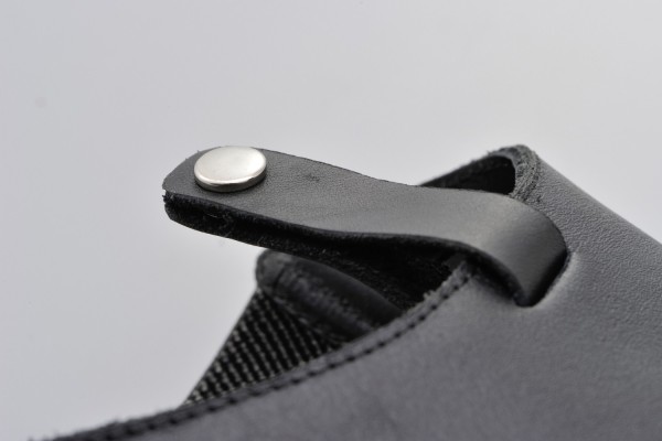 Stiefelschoner Leder schwarz Small